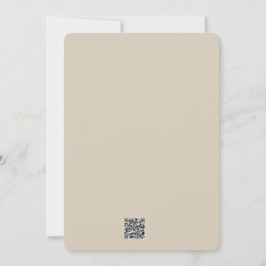 美しいバラ花 招待状 (裏面)