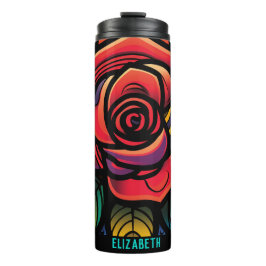 美しいバラ誕生日ギフトアイディア熱タンブラー タンブラー