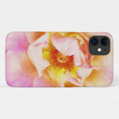 美しいバラ金ゴールドピンクアートフォンケース Case-Mate iPhoneケース (裏面(横))