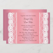 美しいバラ金ゴールド結婚式招待状 招待状 (正面/裏面)