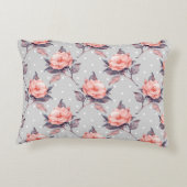 美しいバラ アクセントクッション (裏面)