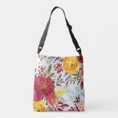 美しいバラ クロスボディバッグ (裏面)