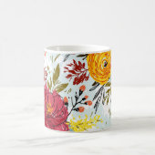 美しいバラ コーヒーマグカップ (中央)