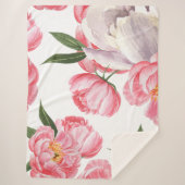 美しいバラ シェルパブランケット (正面)