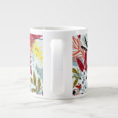 美しいバラ ジャンボコーヒーマグカップ (裏面)