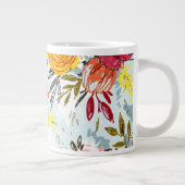 美しいバラ ジャンボコーヒーマグカップ (右)