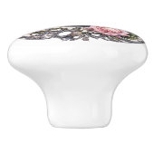 美しいバラ セラミックノブ (側面)