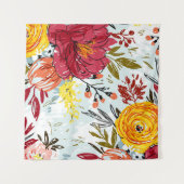 美しいバラ タペストリー (正面(横))