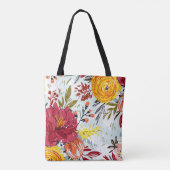 美しいバラ トートバッグ (裏面)