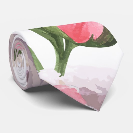 美しいバラ ネクタイ (ロール)