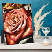 美しいバラ フォトプラーク (側面)