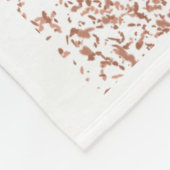 美しいバラ フリースブランケット (角)