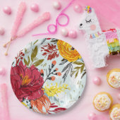 美しいバラ ペーパープレート (パーティー)