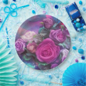 美しいバラ ペーパープレート (パーティー)