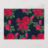 美しいバラ ポストカード (正面)