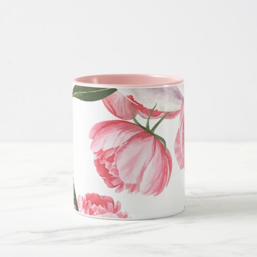 美しいバラ マグカップ (中央)