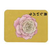 美しいバラ マグネット (横)