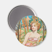 美しいバラ マグネット (正面/裏面)