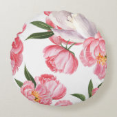 美しいバラ ラウンドクッション (正面)