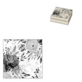 美しいバラ ラバースタンプ (押印)