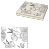 美しいバラ ラバースタンプ (押印)