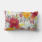 美しいバラ ランバークッション (裏面)