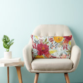 美しいバラ ランバークッション (椅子)