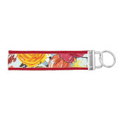 美しいバラ リストバンドキーホルダー (鍵右)