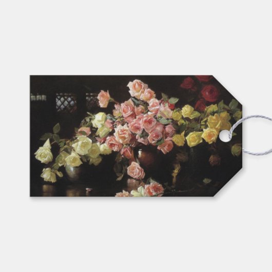 美しいバラ(by Joseph DeCamp) ギフトタグ (正面(横))