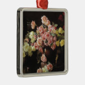 美しいバラ(by Joseph DeCamp) メタルオーナメント (右)