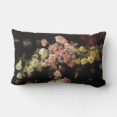 美しいバラ(by Joseph DeCamp) ランバークッション (裏面)