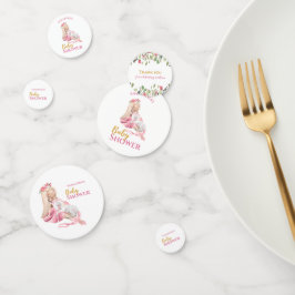 美しいバレリーナベビーシャワーテーブル紙吹雪 コンフェッティ