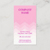 美しいバレリーナ ダンサー バレエ ダンス 振付家 名刺 (裏面)