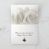 美しいバレリーナ、ホワイトローゼバレンタインデーH シーズンカード (内部)