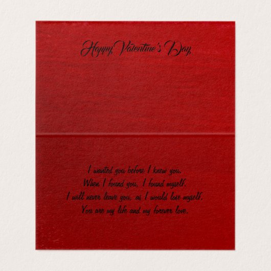 美しいバレンタインカードサンセットオーバー湖デザイン (内部フラット)