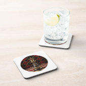 美しいバロック様式のチェスのピース – 女王 コースター (右側)