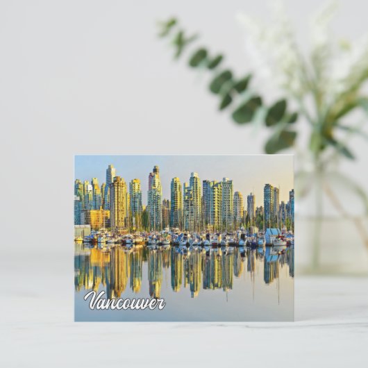 美しいバンクーバー、ブリティッシュコロンビア、カナダ ポストカード (スタンド正面)