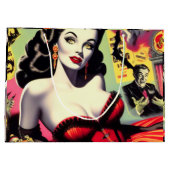 美しいバンパイアピンアップ ラージペーパーバッグ (裏面)