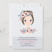 美しいバースデーパーティ招待状 招待状 (正面)