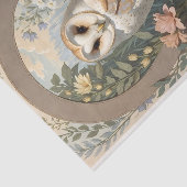 美しいバーンフクロウ野生動物 薄葉紙 (詳細)