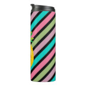 美しいパイナップルとストライプ タンブラー (回転右)