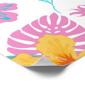 美しいパイナップルインスパイア動機 ポスター (角)