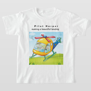 美しいパイロットを作るオーダーメイドのランドリー Tシャツ