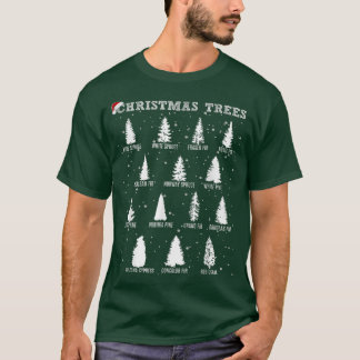 美しいパインサイプレスモアススプルースシダークリスマス Tシャツ