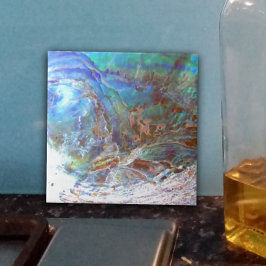 美しいパウアブラックアワロンニュージーランドシェル タイル