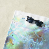 美しいパウアブラックアワロンニュージーランドシェル ビーチタオル (インサイチュ)