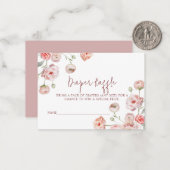 美しいパステルおむつラッフルベビー ノートカード (正面/裏面インサイチュ)