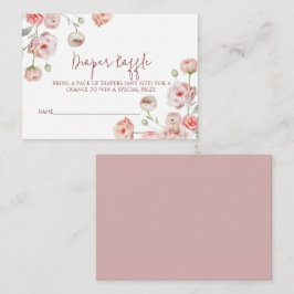 美しいパステルおむつラッフルベビー ノートカード