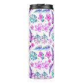 美しいパステルの離れ花と タンブラー (裏面)