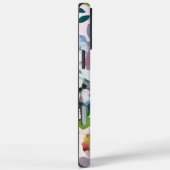 美しいパステルウォーターカラーフローラとモノグラム Case-Mate iPhoneケース (裏面 / 右)